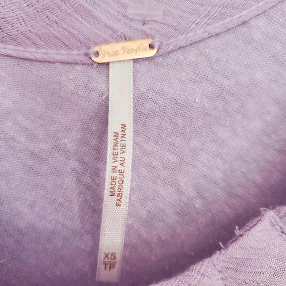 Free People Keep it Casual Tee in Lilac Fields - Picture 7 of 14